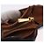 Céline Portafoglio CELINE Triomphe PVC Gold Dark Brown Auth 200004M D'oro Marrone scuro - vista 9
