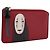 LOEWE x Studio Ghibli Spirited Away No-Face Card Case Leather Red Auth 167558M Roja