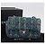 Borsa a tracolla CHANEL Mini Matelasse 20 in tweed Verde e Oro CC Auth 200062SM D'oro - vista 12