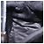 Borsa a spalla FENDI Mamma Baguette in lana nera argento Auth 201915V Nero - vista 21