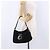 Borsa a spalla FENDI Mamma Baguette in lana nera argento Auth 201915V Nero - vista 25