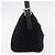 Borsa a spalla FENDI Mamma Baguette in lana nera argento Auth 201915V Nero - vista 4