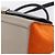Céline Borsa a mano CELINE Trapeze in pelle 2way Arancione Argento Auth 202307V - vista 16