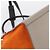 Céline Borsa a mano CELINE Trapeze in pelle 2way Arancione Argento Auth 202307V - vista 19