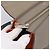 Céline Borsa a mano CELINE Trapeze in pelle 2way Arancione Argento Auth 202307V - vista 21