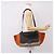 Céline Borsa a mano CELINE Trapeze in pelle 2way Arancione Argento Auth 202307V - vista 26