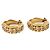 Orecchini CHANEL Metallo Tono Oro CC Auth 197925 - vista 2