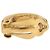 Orecchini CHANEL Metallo Tono Oro CC Auth 197925 - vista 8