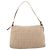 Borsa a tracolla FENDI Mamma Baguette in lana beige argento Auth 200802V - vista 2