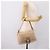 Borsa a tracolla FENDI Mamma Baguette in lana beige argento Auth 200802V - vista 24