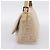 Borsa a tracolla FENDI Mamma Baguette in lana beige argento Auth 200802V - vista 4