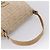 Borsa a tracolla FENDI Mamma Baguette in lana beige argento Auth 200802V - vista 7