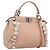 FENDI Mini Peek A Boo Handtasche aus Leder 2way Rosa Silber Auth ka6033V Pink