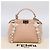 FENDI Mini Peek A Boo Handtasche aus Leder 2way Rosa Silber Auth ka6033V Pink - Ansicht 12