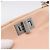 FENDI Mini Peek A Boo Handtasche aus Leder 2way Rosa Silber Auth ka6033V Pink - Ansicht 19