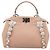 FENDI Mini Peek A Boo Handtasche aus Leder 2way Rosa Silber Auth ka6033V Pink - Ansicht 2