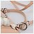 FENDI Mini Peek A Boo Handtasche aus Leder 2way Rosa Silber Auth ka6033V Pink - Ansicht 8