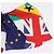 LOUIS VUITTON Bijoux Sac Flags Charm Silk Multicolor MP2485 LV Auth 200403M Multicolore - vista 18