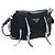 Borsa a tracolla PRADA Nylon Nero Argento Auth 199923SAM