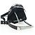 Borsa a tracolla PRADA Nylon Nero Argento Auth 199923SAM - vista 3