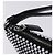 Borsa a mano PRADA Strass Canvas Black Silver Auth 199965M Nero Argento - vista 10