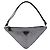 Borsa a mano PRADA Strass Canvas Black Silver Auth 199965M Nero Argento - vista 13