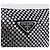 Borsa a mano PRADA Strass Canvas Black Silver Auth 199965M Nero Argento - vista 17