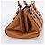 Céline CELINE Doctors Hand Bag Leather Brown Gold Auth 199386A Marrone D'oro - vista 4