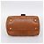 Céline CELINE Doctors Hand Bag Leather Brown Gold Auth 199386A Marrone D'oro - vista 5