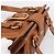 Céline CELINE Doctors Hand Bag Leather Brown Gold Auth 199386A Marrone D'oro - vista 6