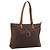 Céline Borsa Tote CELINE Macadam PVC Pelle Marrone Auth 202166