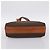 Céline Borsa Tote CELINE Macadam PVC Pelle Marrone Auth 202166 - vista 5