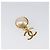 Orecchini CHANEL metallo Gold Tone CC Auth 201011 - vista 12
