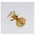 Orecchini CHANEL metallo Gold Tone CC Auth 201011 - vista 18