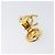 Orecchini CHANEL metallo Gold Tone CC Auth 201011 - vista 9