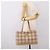 Borsa Tote Burberrys Nova Check Canvas Beige Silver Auth 202251A Argento - vista 20