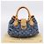 LOUIS VUITTON Monogram Denim Preity Hand Bag Blue M95020 LV Auth 200840SAV - vista 12