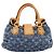 LOUIS VUITTON Monogram Denim Preity Hand Bag Blue M95020 LV Auth 200840SAV - vista 2