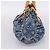 LOUIS VUITTON Monogram Denim Preity Hand Bag Blue M95020 LV Auth 200840SAV - vista 3