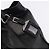 PRADA Tote Bag Leder Schwarz Silber Auth 199442V - Ansicht 19