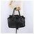 PRADA Tote Bag Leder Schwarz Silber Auth 199442V - Ansicht 28