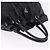 PRADA Tote Bag Leder Schwarz Silber Auth 199442V - Ansicht 6