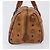 MCM Vicetos Logogram Handtasche PVC Leather Brown Gold Auth bs36972 Braun Golden - Ansicht 4