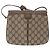 Borsa GUCCI GG Supreme Web Sherry Line PVC Beige Gold 10 02 037 Auth ka5946 D'oro - vista 2