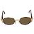 Occhiali da sole Gianni Versace Plastica Brown Gold Auth bs36896 Marrone D'oro - vista 2