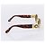 Occhiali da sole Gianni Versace Plastica Brown Gold Auth bs36896 Marrone D'oro - vista 4