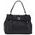 SAINT LAURENT Borsa a mano Muse Toe in pelle nera e argento 197149 Auth 199840A Nero - vista 13