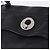SAINT LAURENT Borsa a mano Muse Toe in pelle nera e argento 197149 Auth 199840A Nero - vista 17