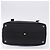SAINT LAURENT Borsa a mano Muse Toe in pelle nera e argento 197149 Auth 199840A Nero - vista 5