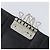 PRADA Key Case Nylon Light Blue Silver Black Auth bs36874 Silvery - view 22